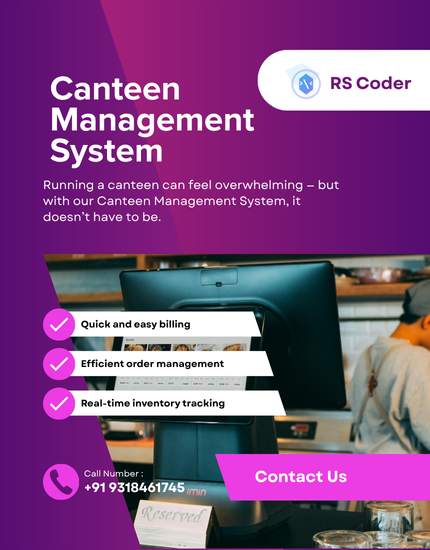 Canteen Management System