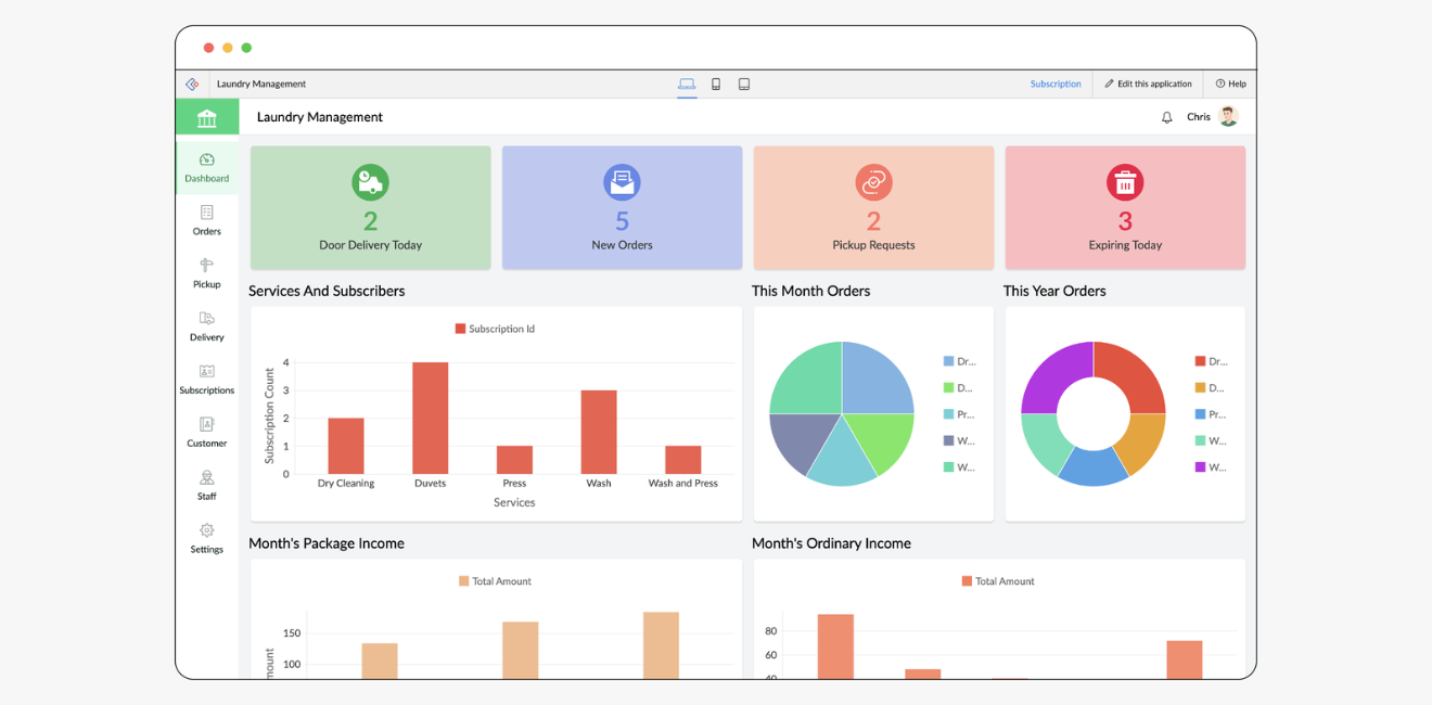 Laundry Management System